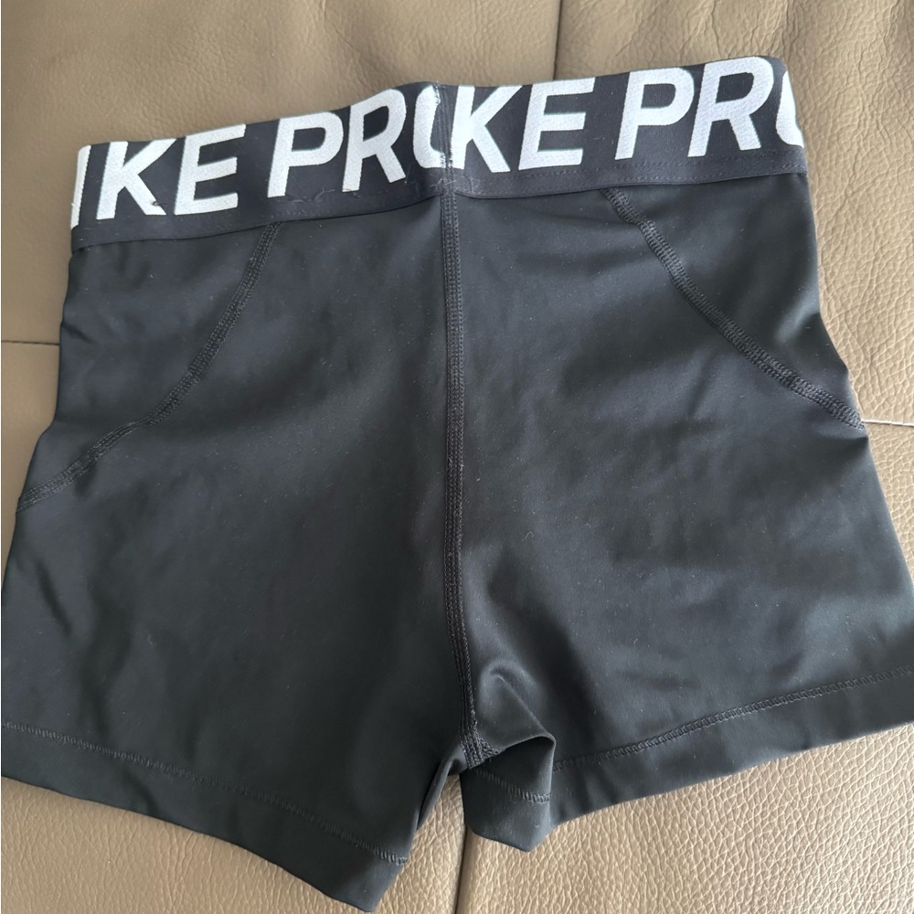 Nike Black Athletic Shorts Moisture-Wicking Slim Fit